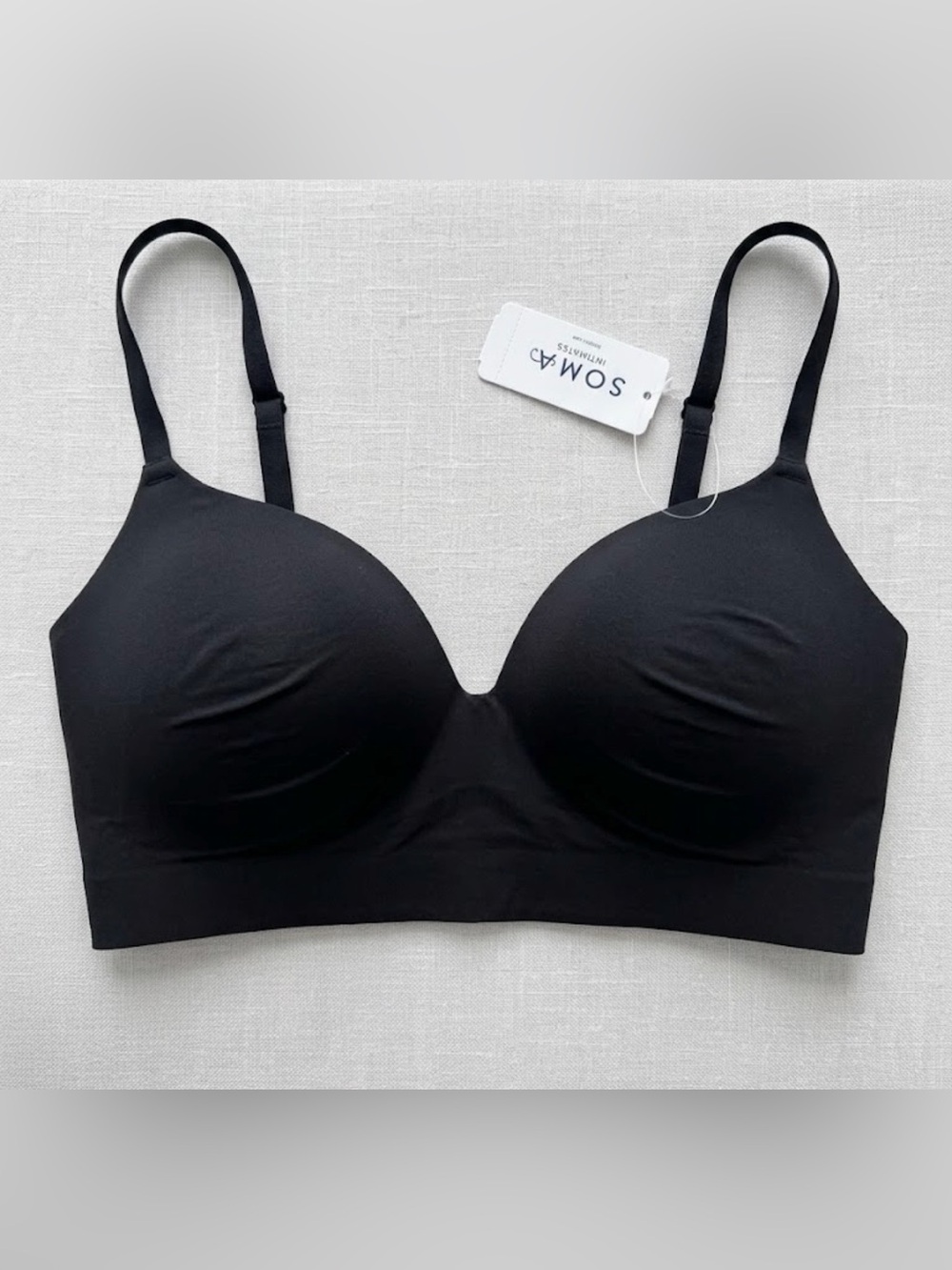 Soma Black Wireless T-shirt Bra